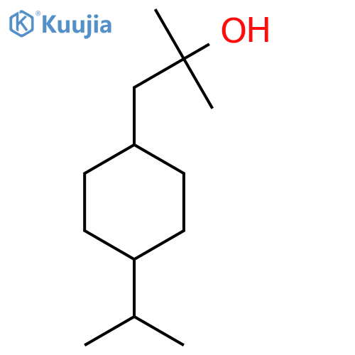 2-methyl-1-4-(propan-2-yl)cyclohexylpropan-2-ol structure