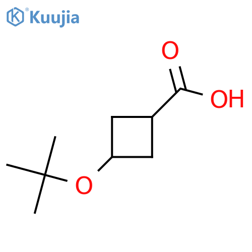 (1s,3s)-3-(tert-butoxy)cyclobutane-1-carboxylic acid, cis structure