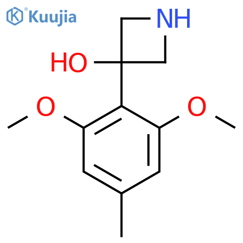 3-(2,6-dimethoxy-4-methylphenyl)azetidin-3-ol structure