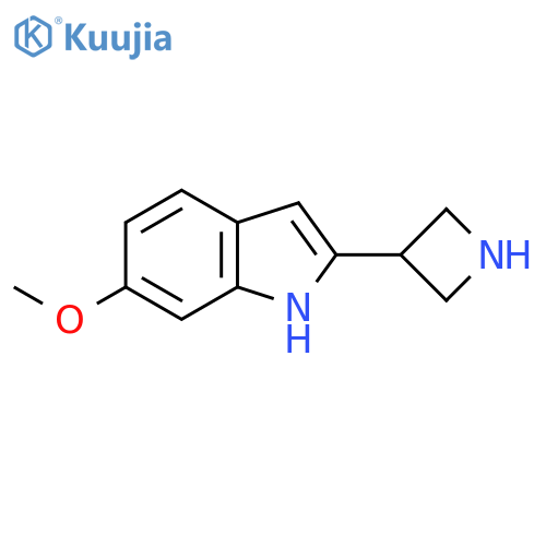 2-(azetidin-3-yl)-6-methoxy-1H-indole structure