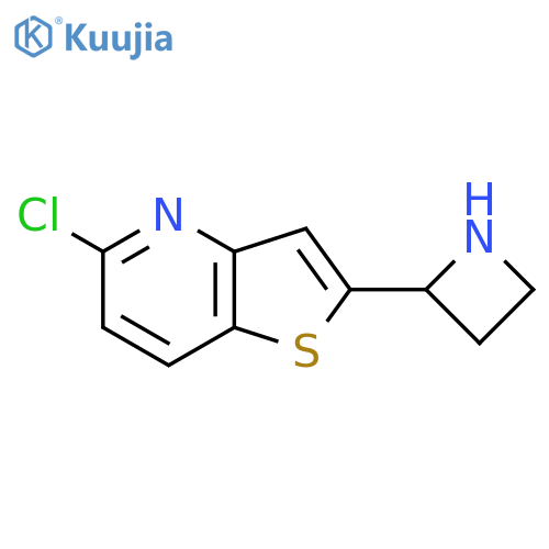 2-{5-chlorothieno3,2-bpyridin-2-yl}azetidine structure