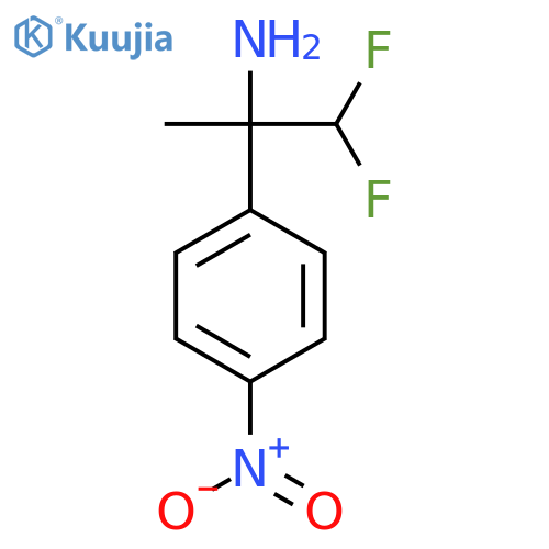 1,1-difluoro-2-(4-nitrophenyl)propan-2-amine structure