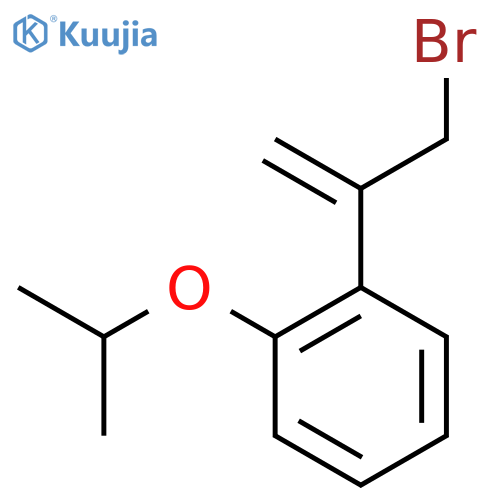1-(3-bromoprop-1-en-2-yl)-2-(propan-2-yloxy)benzene structure