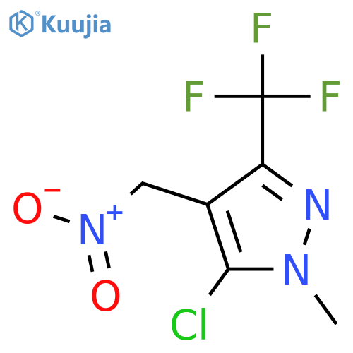 5-chloro-1-methyl-4-(nitromethyl)-3-(trifluoromethyl)-1H-pyrazole structure