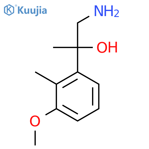 1-amino-2-(3-methoxy-2-methylphenyl)propan-2-ol structure