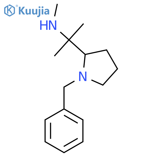 2-(1-benzylpyrrolidin-2-yl)propan-2-yl(methyl)amine structure