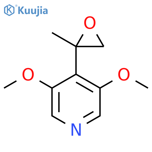 3,5-dimethoxy-4-(2-methyloxiran-2-yl)pyridine structure