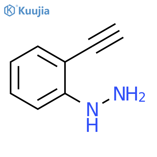 (2-ethynylphenyl)hydrazine structure