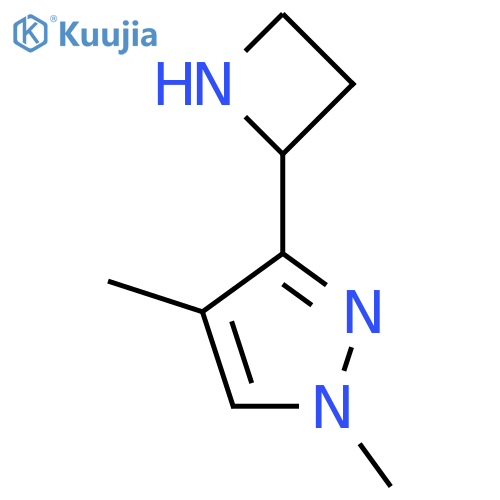 3-(azetidin-2-yl)-1,4-dimethyl-1H-pyrazole structure