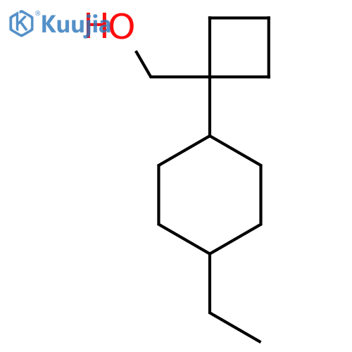 1-(4-ethylcyclohexyl)cyclobutylmethanol structure