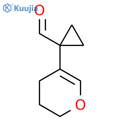1-(3,4-dihydro-2H-pyran-5-yl)cyclopropane-1-carbaldehyde structure