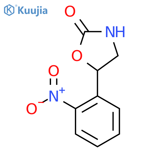 5-(2-nitrophenyl)-1,3-oxazolidin-2-one structure