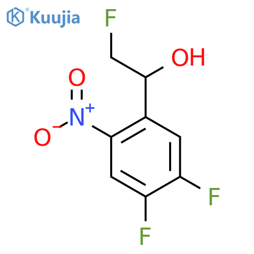 1-(4,5-difluoro-2-nitrophenyl)-2-fluoroethan-1-ol structure