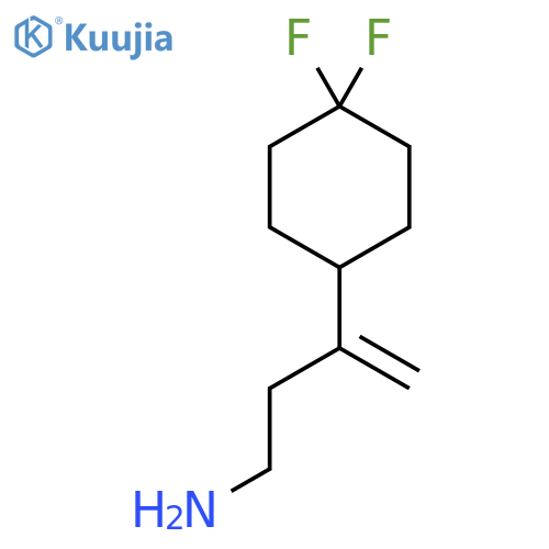 3-(4,4-difluorocyclohexyl)but-3-en-1-amine structure