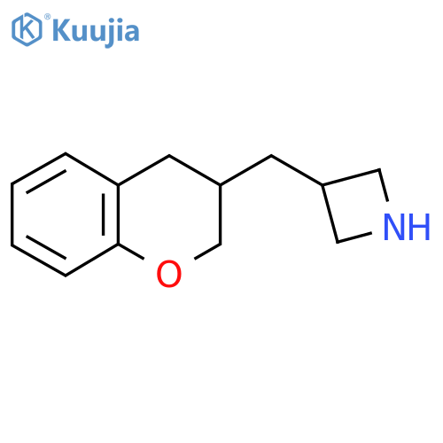 3-(3,4-dihydro-2H-1-benzopyran-3-yl)methylazetidine structure