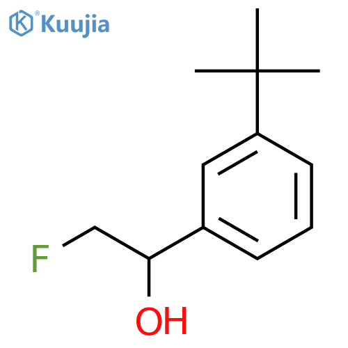 1-(3-tert-butylphenyl)-2-fluoroethan-1-ol structure