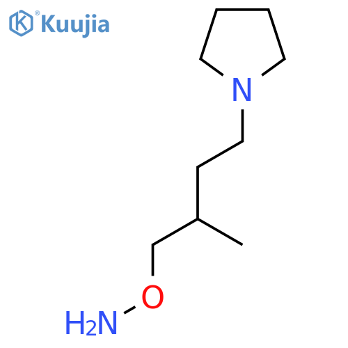 O-2-methyl-4-(pyrrolidin-1-yl)butylhydroxylamine structure