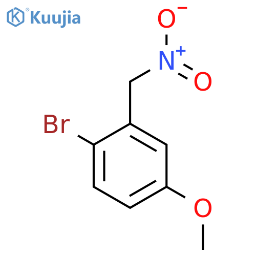 1-bromo-4-methoxy-2-(nitromethyl)benzene structure