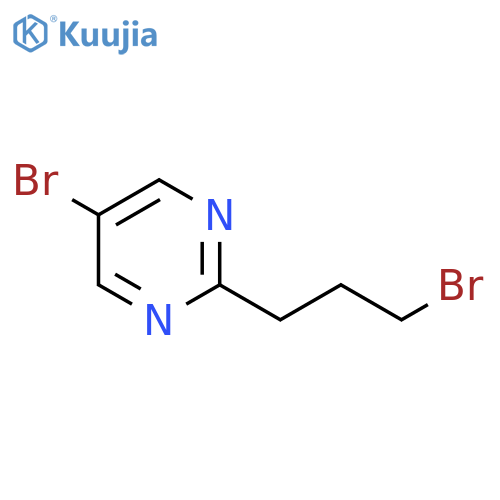 5-bromo-2-(3-bromopropyl)pyrimidine structure