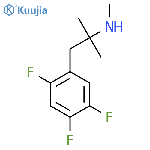 methyl2-methyl-1-(2,4,5-trifluorophenyl)propan-2-ylamine structure