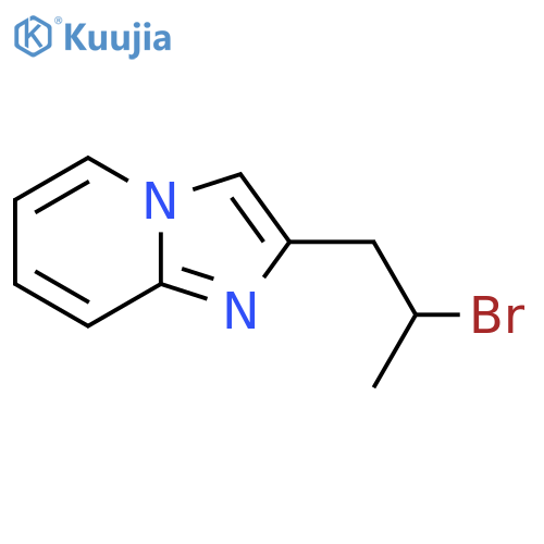 2-(2-bromopropyl)imidazo1,2-apyridine structure