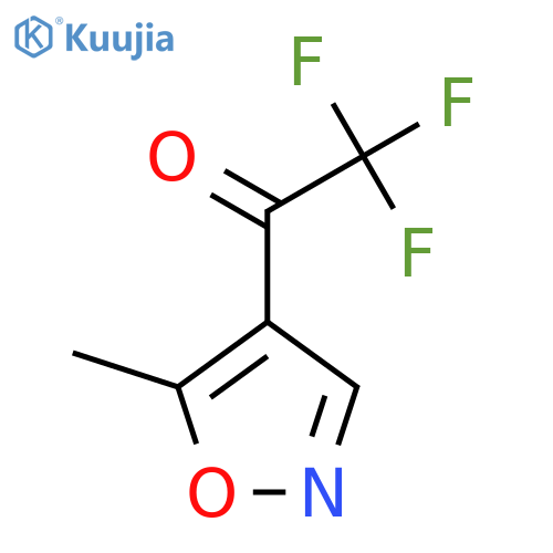 2,2,2-trifluoro-1-(5-methyl-1,2-oxazol-4-yl)ethan-1-one structure