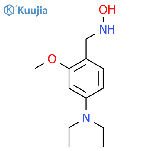 N,N-diethyl-4-(hydroxyamino)methyl-3-methoxyaniline structure