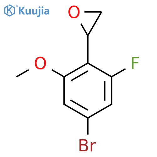 2-(4-Bromo-2-fluoro-6-methoxyphenyl)oxirane structure