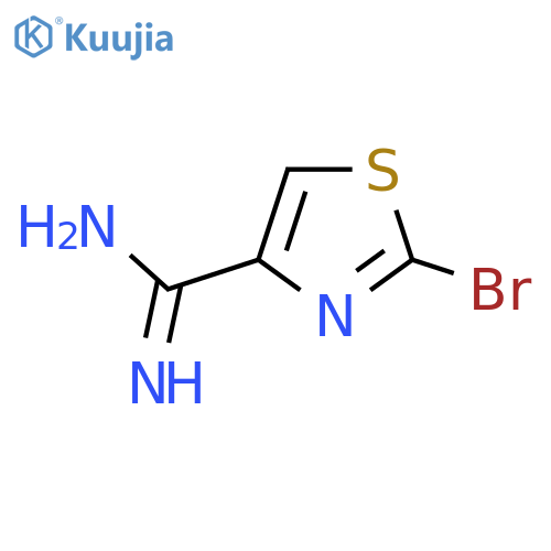 2-bromo-1,3-thiazole-4-carboximidamide structure