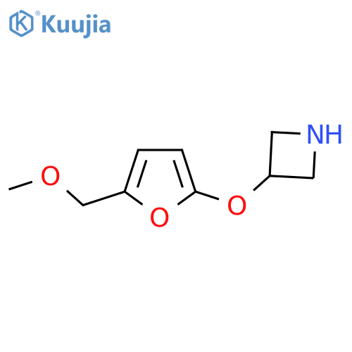 3-{5-(methoxymethyl)furan-2-yloxy}azetidine structure