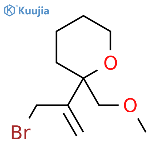 2-(3-bromoprop-1-en-2-yl)-2-(methoxymethyl)oxane structure