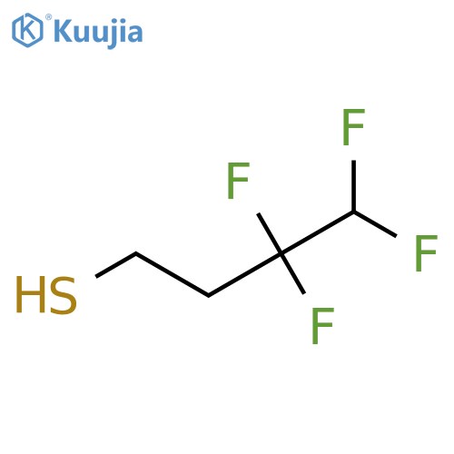3,3,4,4-tetrafluorobutane-1-thiol structure