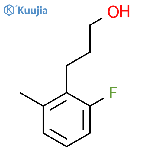 3-(2-fluoro-6-methylphenyl)propan-1-ol structure