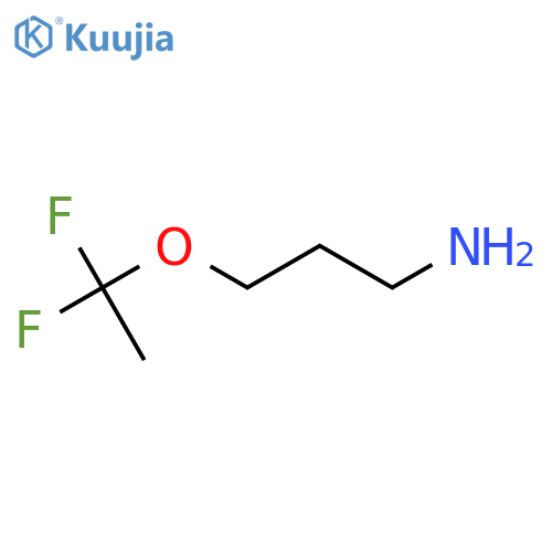 3-(1,1-difluoroethoxy)propan-1-amine structure