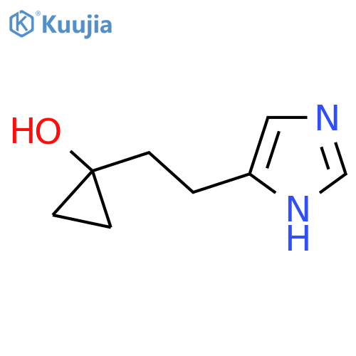 1-2-(1H-imidazol-5-yl)ethylcyclopropan-1-ol structure