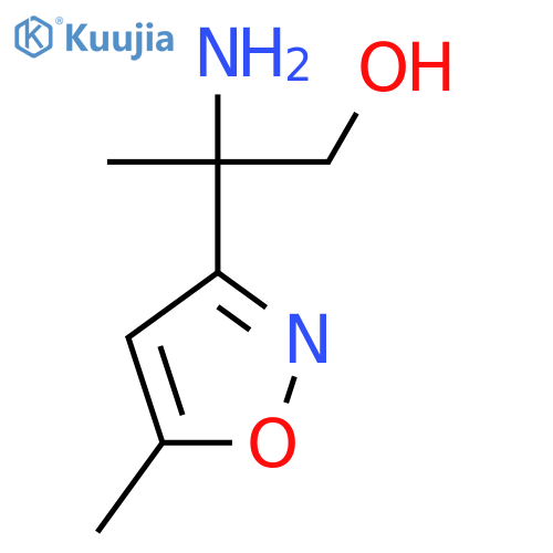 2-amino-2-(5-methyl-1,2-oxazol-3-yl)propan-1-ol structure