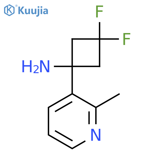 3,3-difluoro-1-(2-methylpyridin-3-yl)cyclobutan-1-amine structure