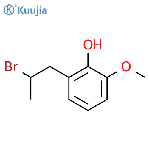 2-(2-bromopropyl)-6-methoxyphenol structure