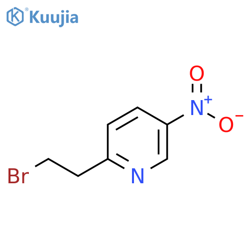 2-(2-Bromoethyl)-5-nitropyridine structure