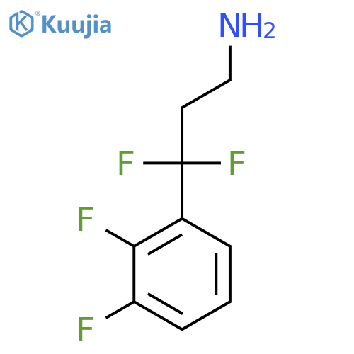 3-(2,3-difluorophenyl)-3,3-difluoropropan-1-amine structure