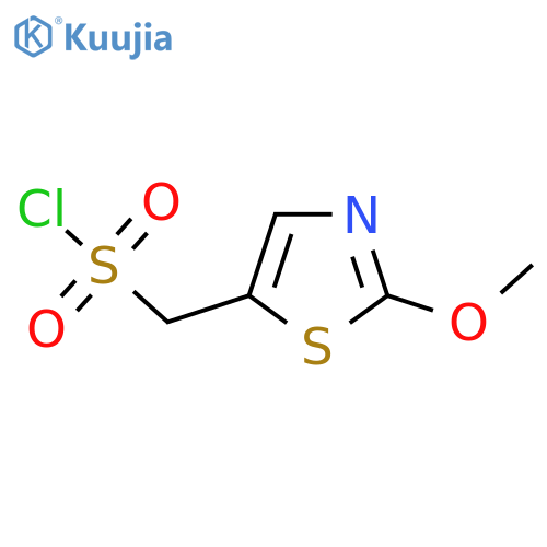 (2-methoxy-1,3-thiazol-5-yl)methanesulfonyl chloride structure