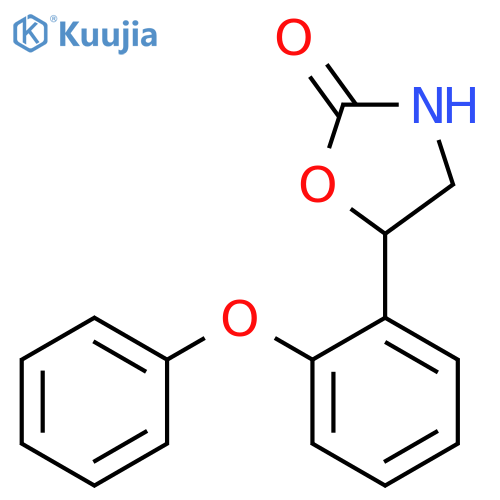 5-(2-Phenoxyphenyl)-1,3-oxazolidin-2-one structure