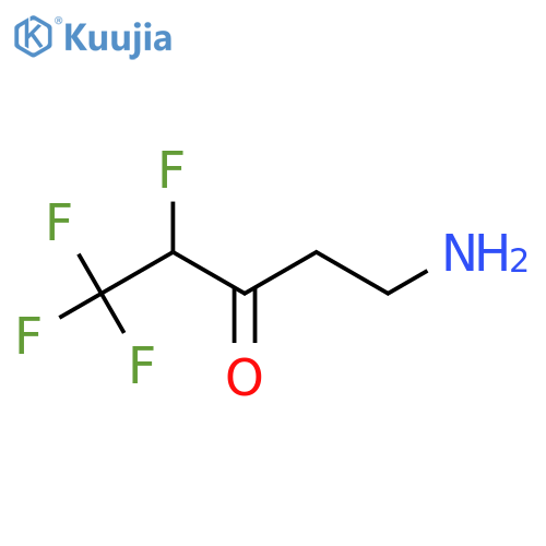 5-amino-1,1,1,2-tetrafluoropentan-3-one structure