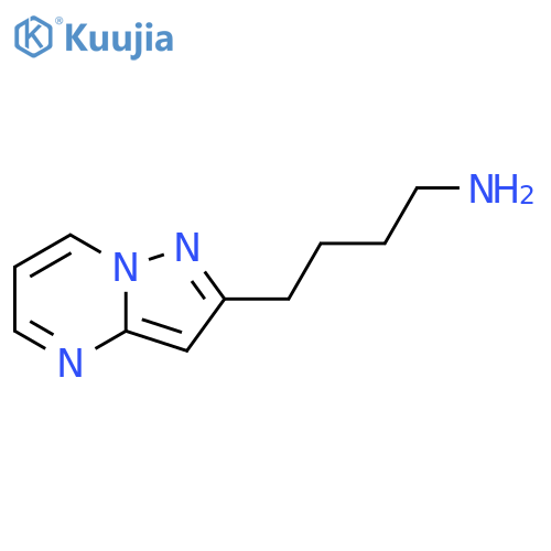 4-{pyrazolo1,5-apyrimidin-2-yl}butan-1-amine structure