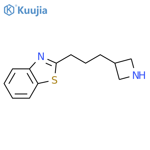 2-3-(azetidin-3-yl)propyl-1,3-benzothiazole structure