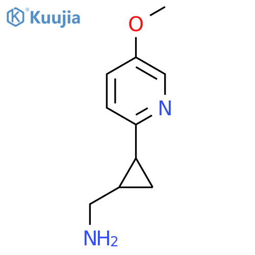 2-(5-methoxypyridin-2-yl)cyclopropylmethanamine structure