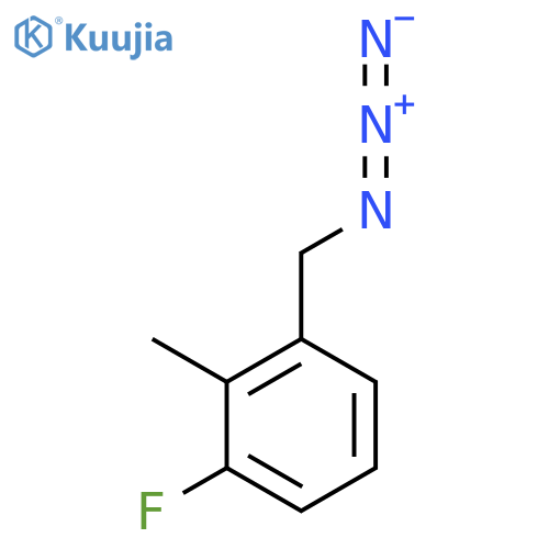 1-(azidomethyl)-3-fluoro-2-methylbenzene structure
