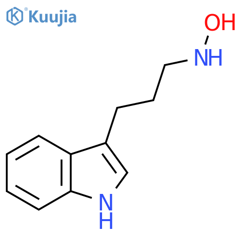 N-3-(1H-indol-3-yl)propylhydroxylamine structure