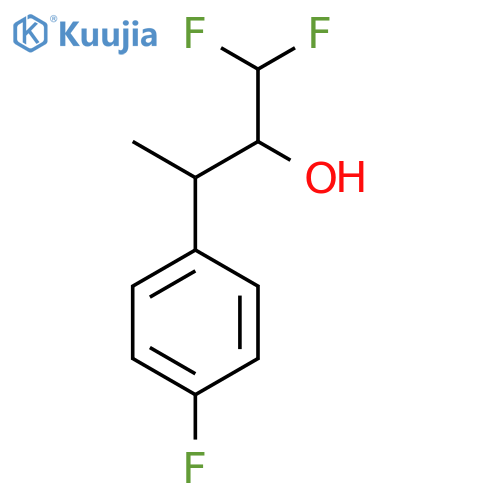 1,1-difluoro-3-(4-fluorophenyl)butan-2-ol structure
