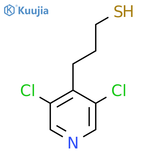 3-(3,5-dichloropyridin-4-yl)propane-1-thiol structure